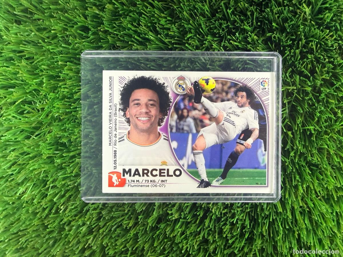Cromos de f&uacute;tbol: N&ordm; 8 Marcelo Real Madrid CF Liga Este 14 15