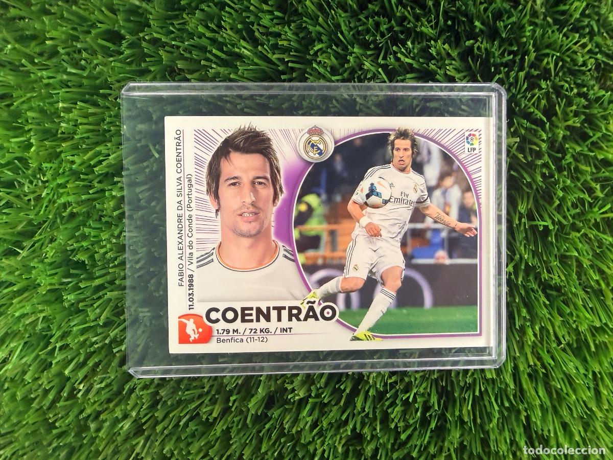 Cromos de f&uacute;tbol: N&ordm; 9 Coentrao Real Madrid CF Liga Este 14 15