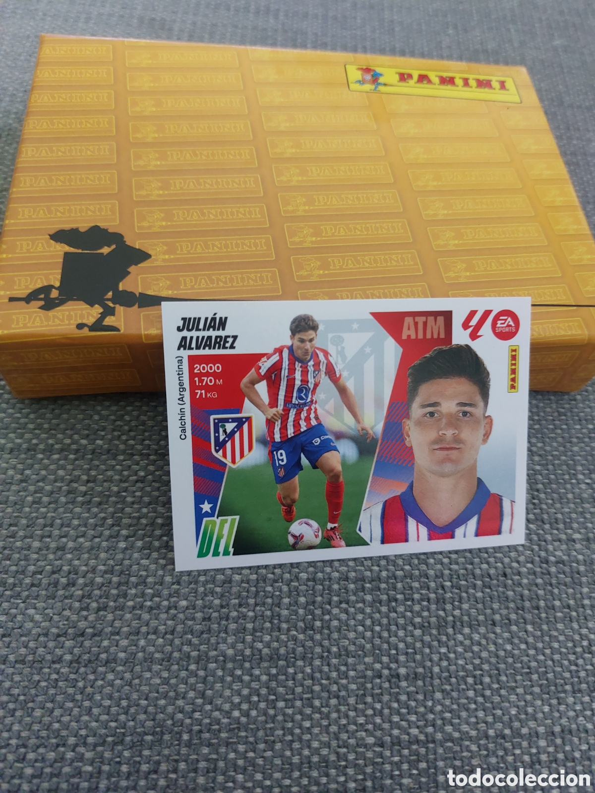 Cromos de f&uacute;tbol: 19 JULIAN ALVAREZ ATLETICO DE MADRID CROMOS LIGA ESTE FUTBOL PANINI 2025 2026 25 26