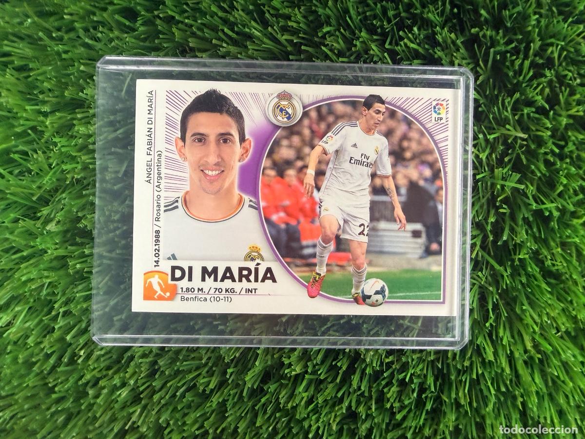 Cromos de f&uacute;tbol: N&ordm; 14 Di Mar&iacute;a Real Madrid CF Liga Este 14 15