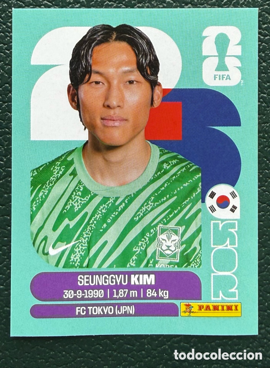 Football Stickers: KOR 3 SEUNGGYU KIM COREA DEL SUR CROMOS ALBUM FIFA WORLD CUP MUNDIAL 2026 PANINI