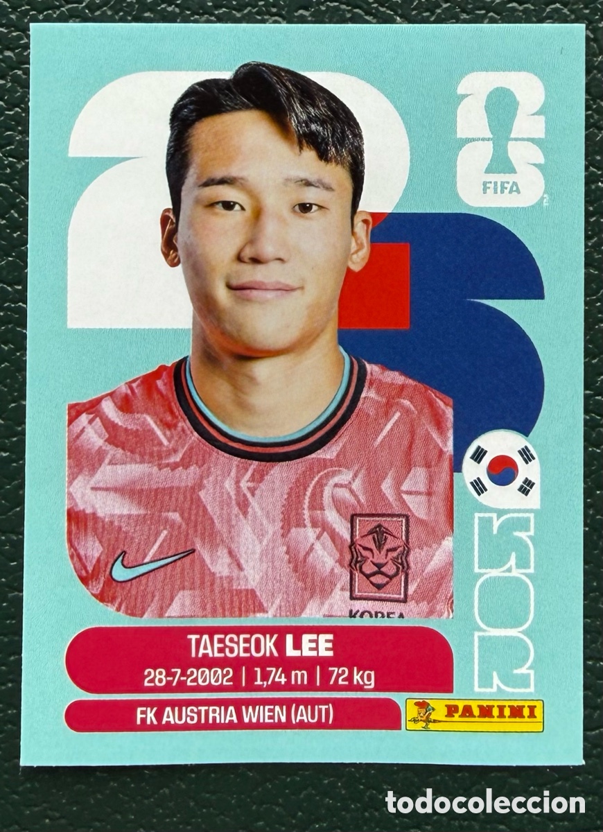 Football Stickers: KOR 8 TAESEOK LEE COREA DEL SUR CROMOS ALBUM FIFA WORLD CUP MUNDIAL 2026 PANINI
