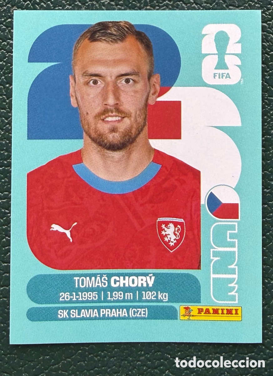 Football Stickers: CZE 17 TOMAS CHORY REPUBLICA CHECA CROMOS ALBUM FIFA WORLD CUP MUNDIAL 2026 PANINI