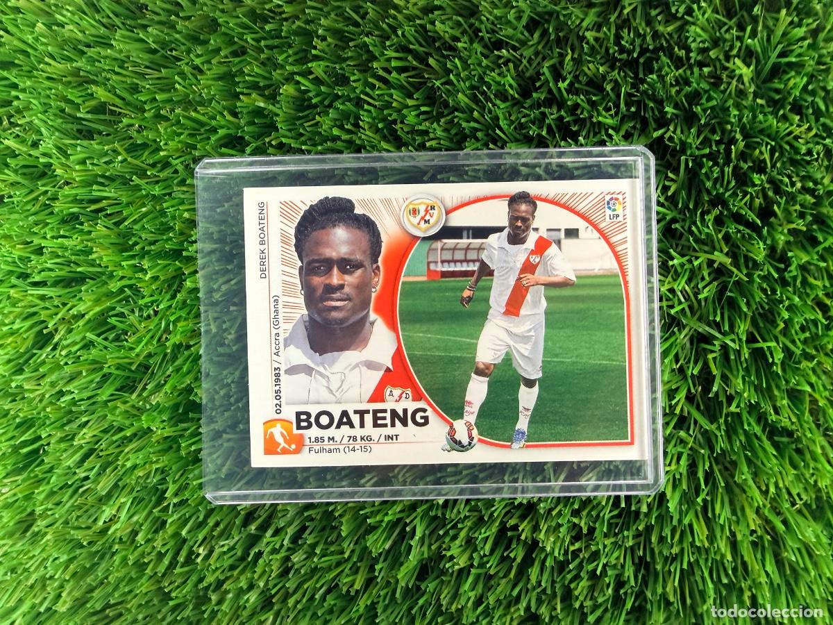 Cromos de f&uacute;tbol: N&ordm; 9 Boateng Rayo Vallecano Liga Este 14 15