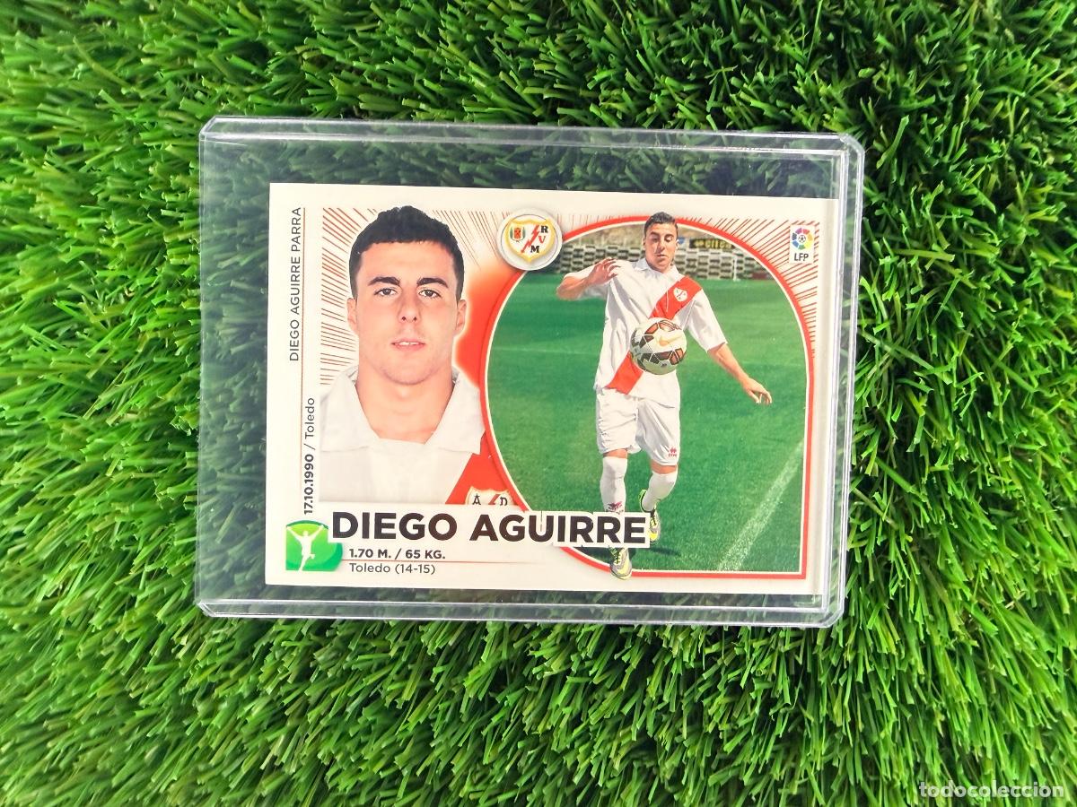 Cromos de f&uacute;tbol: N&ordm; 16 Diego Aguirre Rayo Vallecano Liga Este 14 15