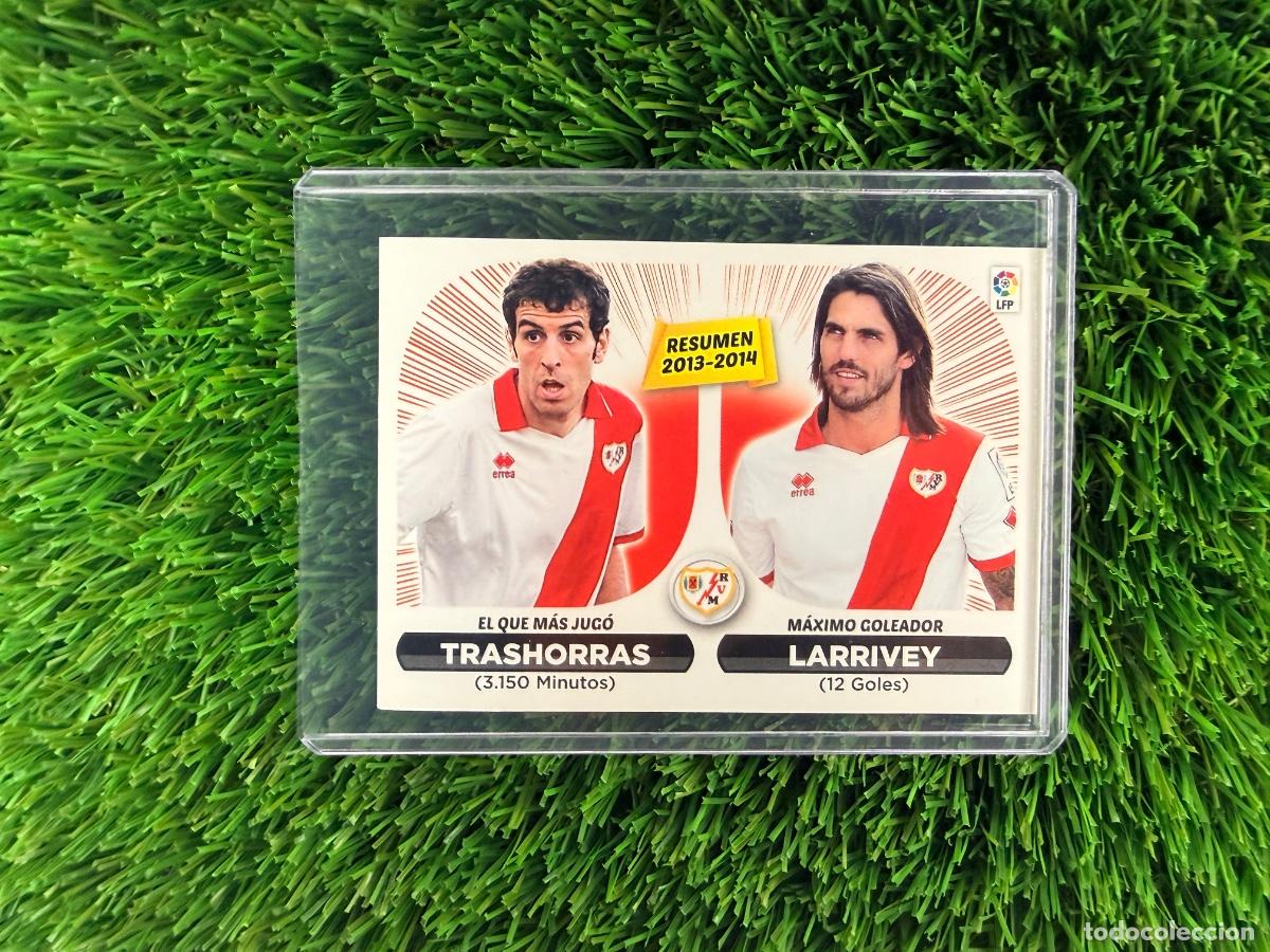 Cromos de f&uacute;tbol: N&ordm; 24 Resumen Trashorras - Larrivey Rayo Vallecano Liga Este 14 15