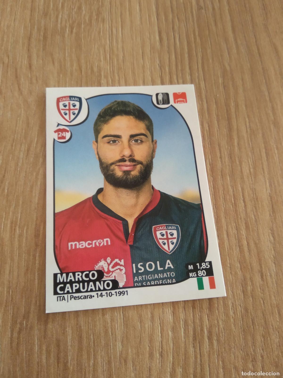 Cromos de f&uacute;tbol: 92 MARCO CAPUANO CAGLIARI CROMO FUTBOL PANINI LIGA ITALIA 2017-2018 CALCIATORI 17-18
