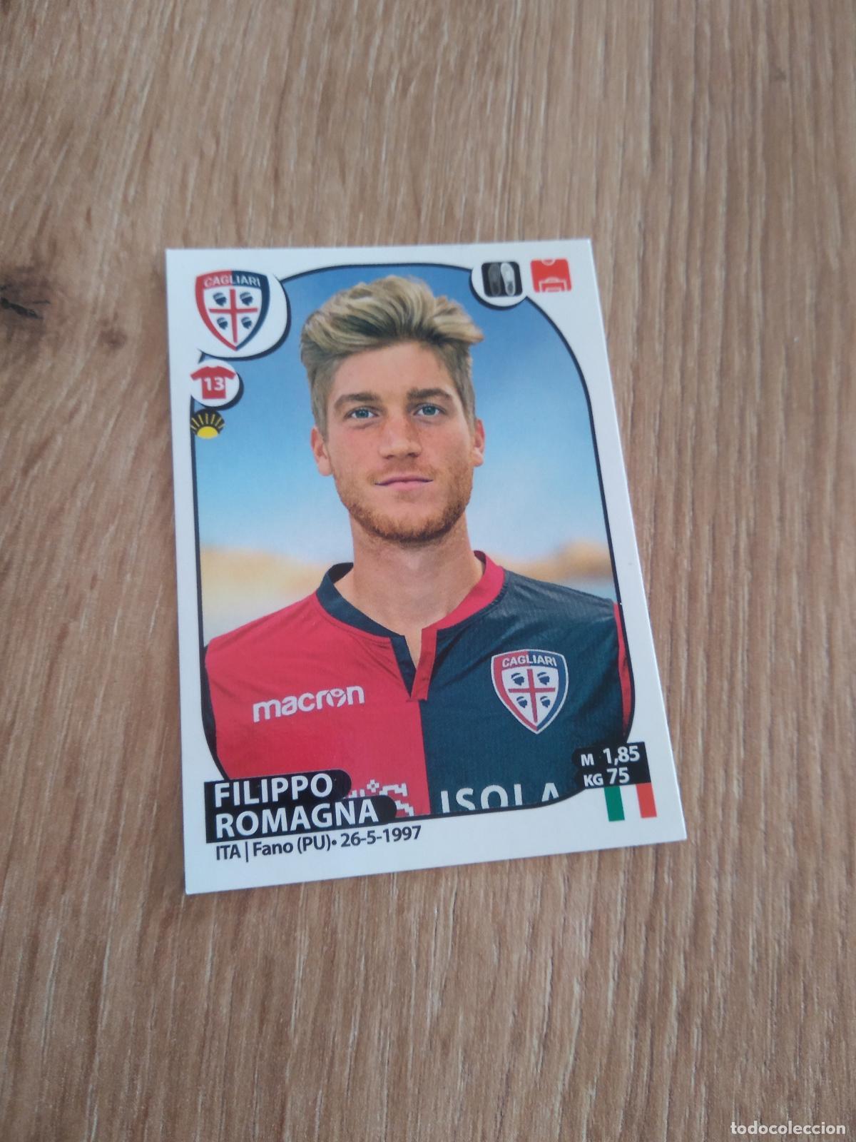 Cromos de f&uacute;tbol: 96 FILIPPO ROMAGNA CAGLIARI CROMO FUTBOL PANINI LIGA ITALIA 2017-2018 CALCIATORI 17-18
