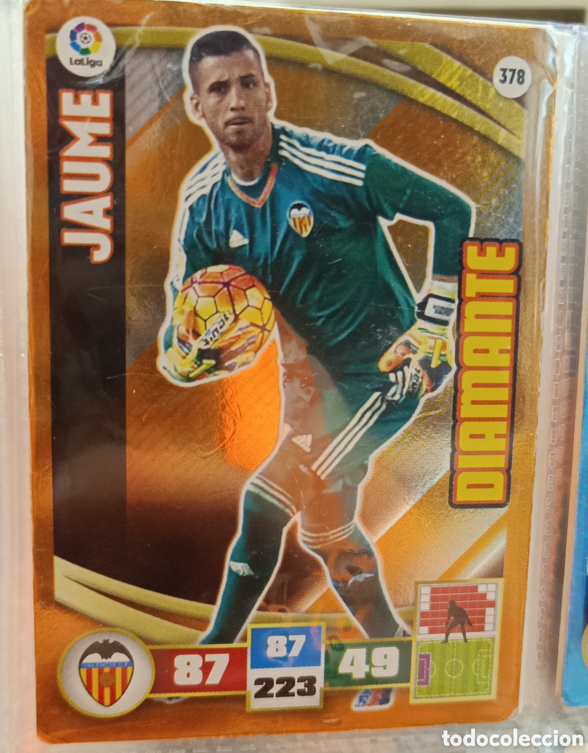 Cromos de f&uacute;tbol: 378 Jaume PORTERAZO adrenalyn 15/16