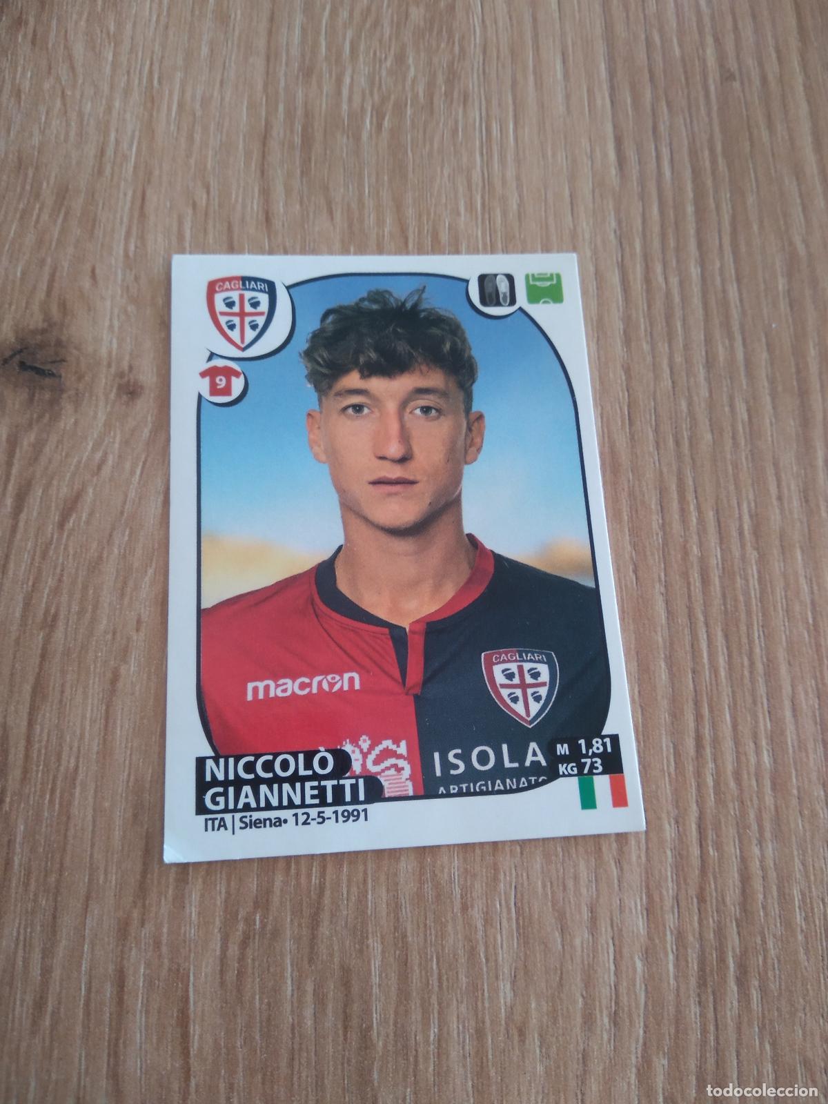 Cromos de f&uacute;tbol: 109 NICCOLO GIANNETTI CAGLIARI CROMO FUTBOL PANINI LIGA ITALIA 2017-2018 CALCIATORI 17-18