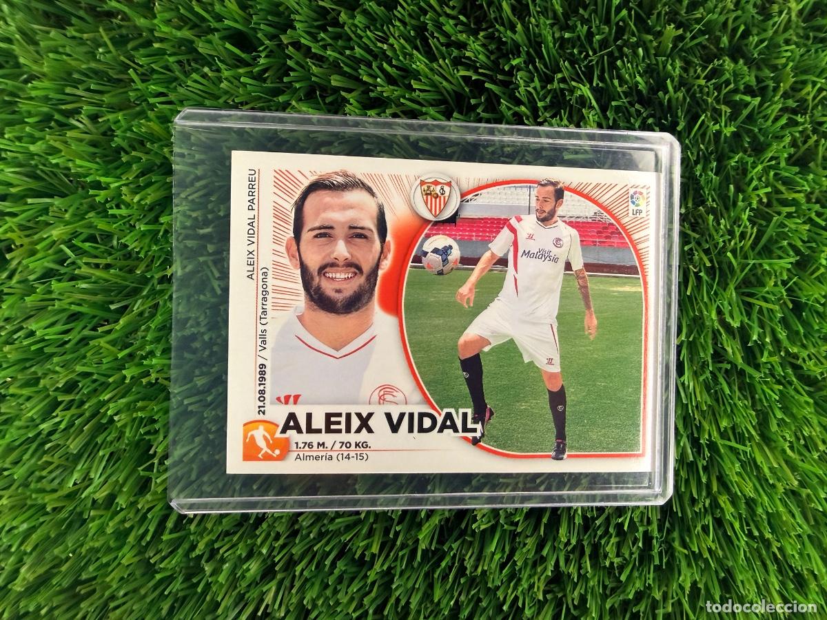 Cromos de f&uacute;tbol: N&ordm; 2 Aleix Vidal &Uacute;ltimos Fichajes Sevilla FC Liga Este 14 15