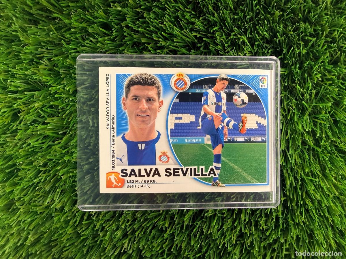 Cromos de f&uacute;tbol: N&ordm; 3 Salva Sevilla &Uacute;ltimos Fichajes RCD Espanyol Liga Este 14 15