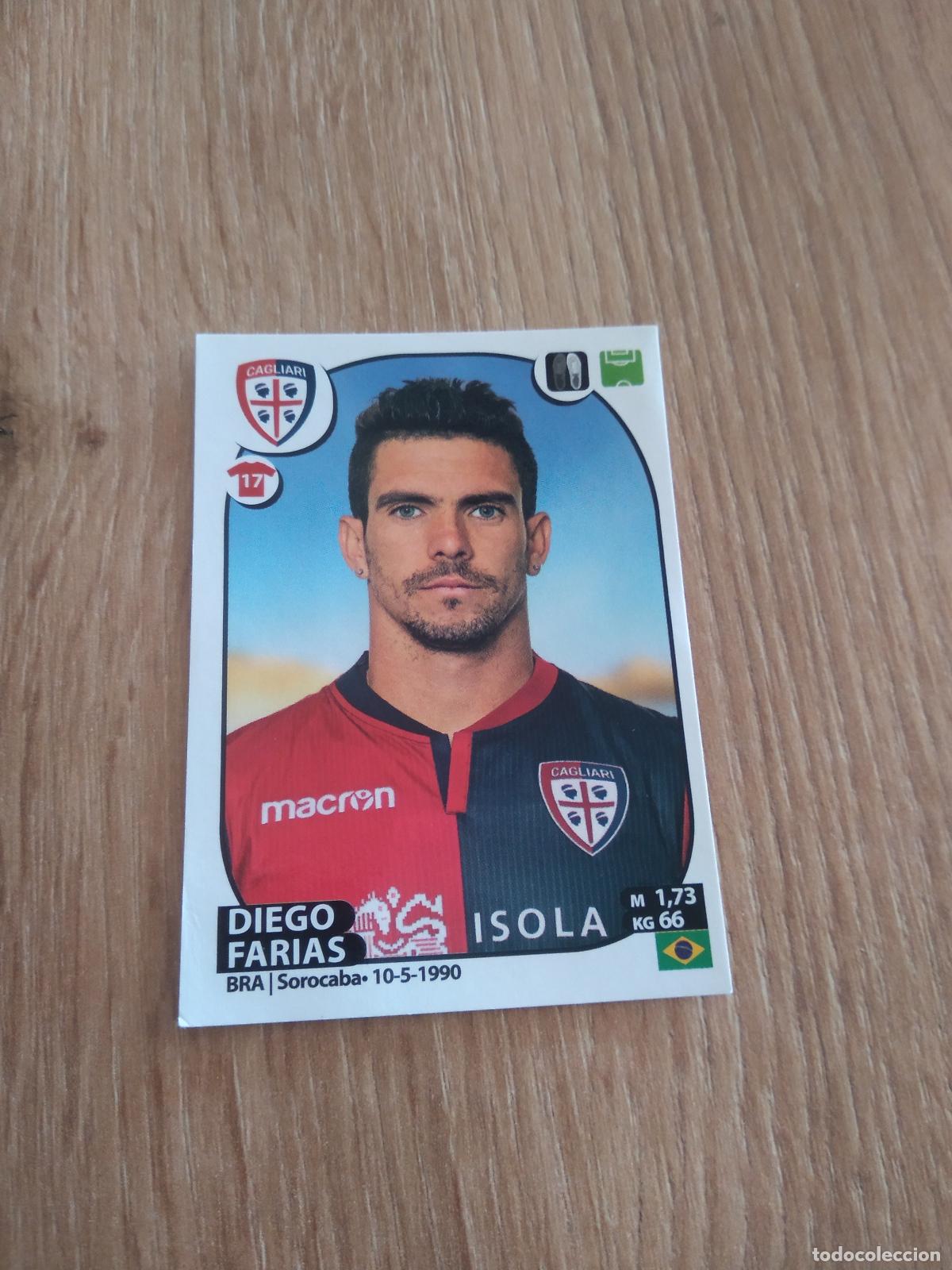 Cromos de f&uacute;tbol: 110 DIEGO FARIAS CAGLIARI CROMO FUTBOL PANINI LIGA ITALIA 2017-2018 CALCIATORI 17-18