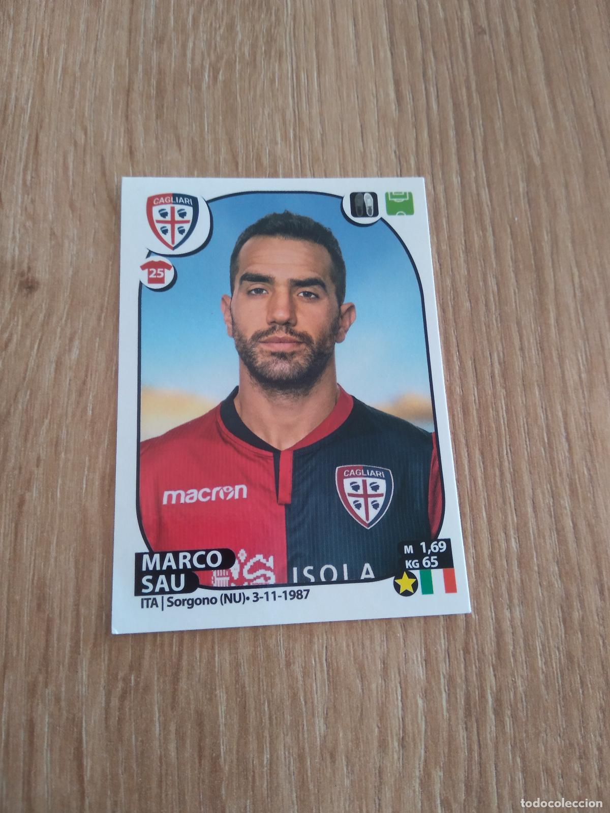 Cromos de f&uacute;tbol: 111 MARCO SAU CAGLIARI CROMO FUTBOL PANINI LIGA ITALIA 2017-2018 CALCIATORI 17-18