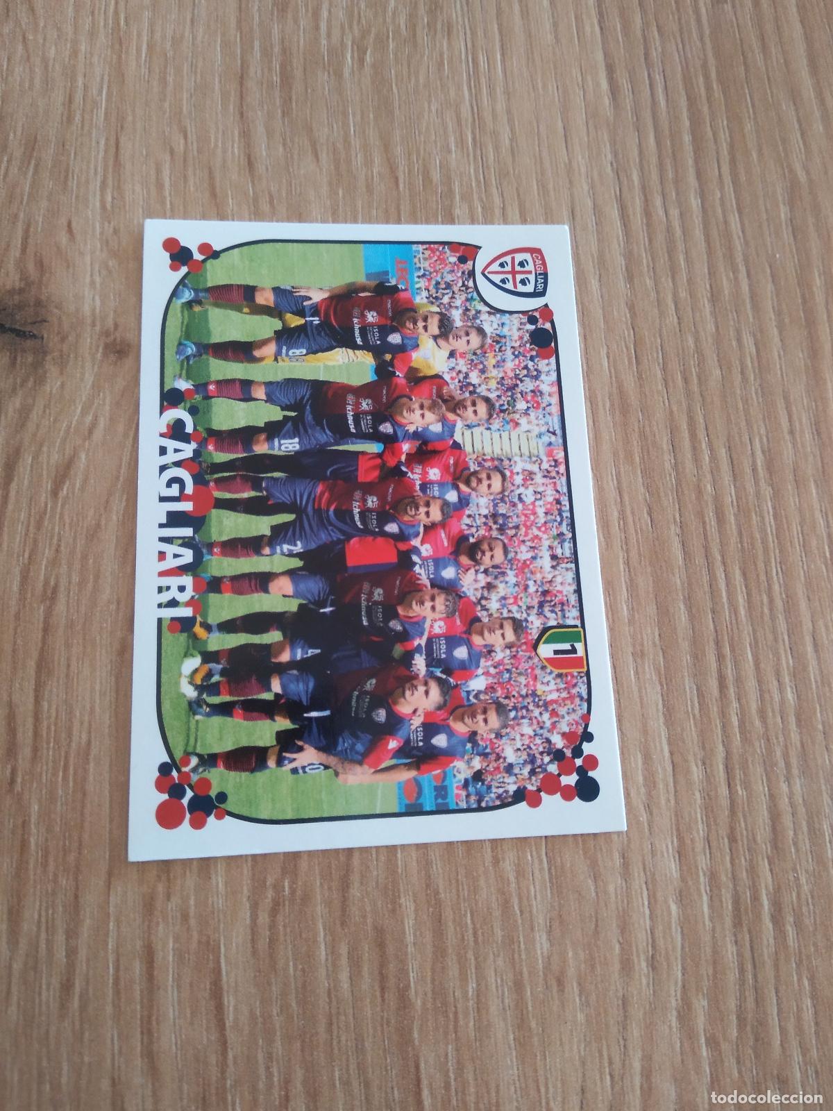Cromos de f&uacute;tbol: 113 EQUIPO PLANTILLA CAGLIARI CROMO FUTBOL PANINI LIGA ITALIA 2017-2018 CALCIATORI 17-18
