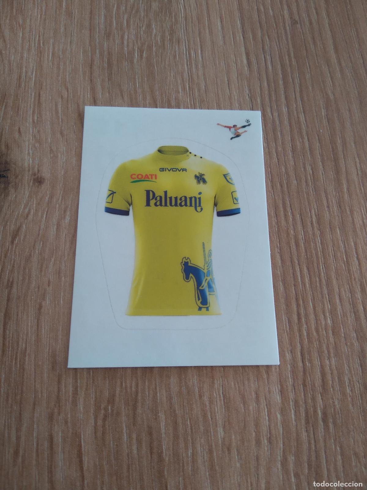 Cromos de f&uacute;tbol: 118 CAMISETA CHIEVO VERONA CROMO FUTBOL PANINI LIGA ITALIA 2017-2018 CALCIATORI 17-18