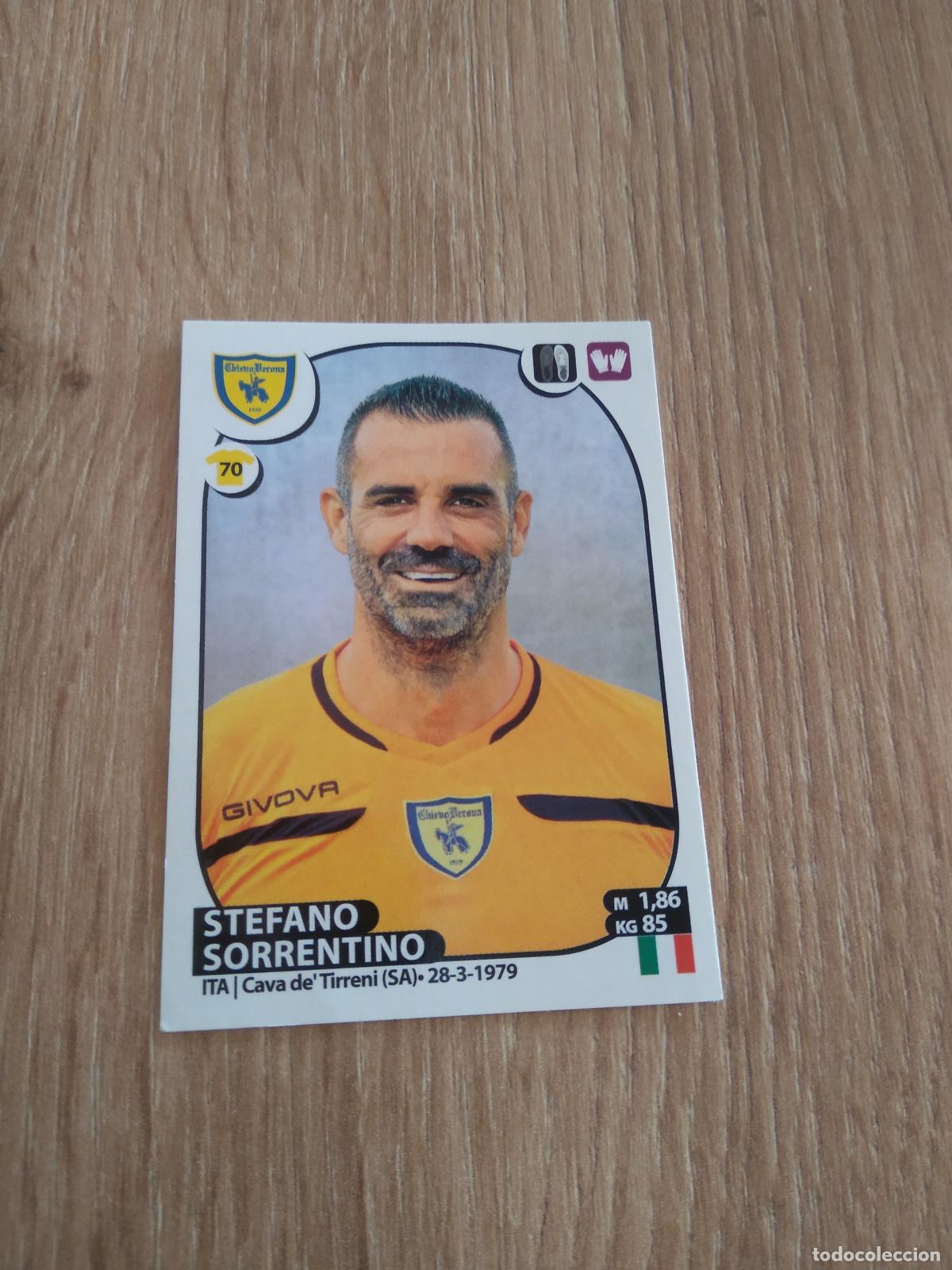 Cromos de f&uacute;tbol: 122 STEFANO SORRENTINO CHIEVO VERONA CROMO FUTBOL PANINI LIGA ITALIA 2017-2018 CALCIATORI 17-18