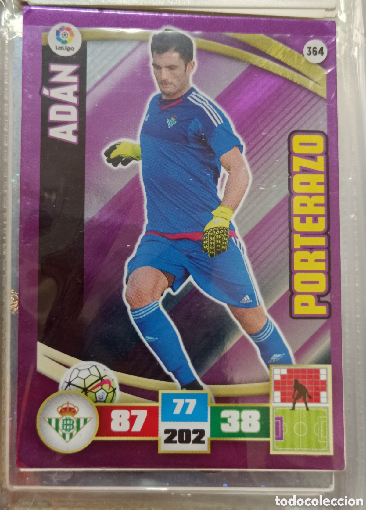 Cromos de f&uacute;tbol: 264 ADAN PORTERAZO adrenalyn 15/16