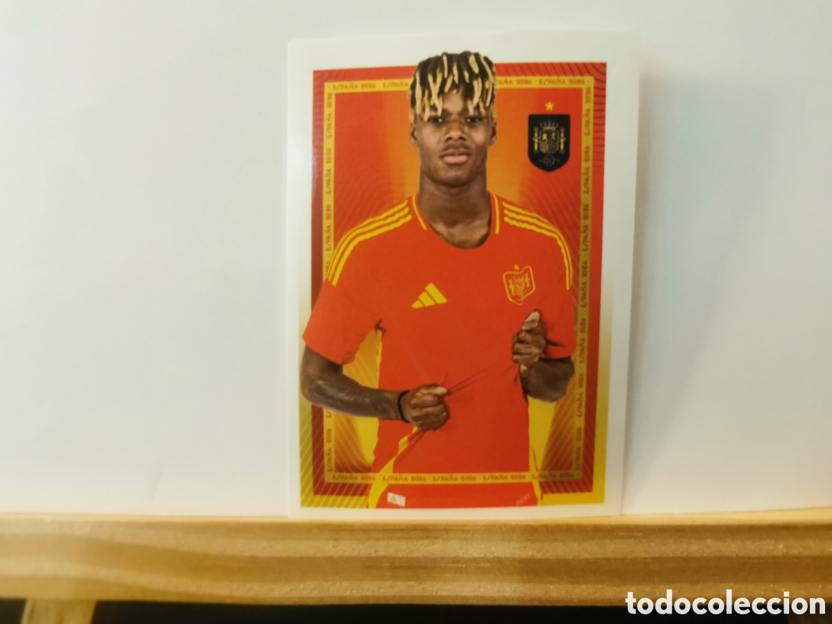 Cromos de f&uacute;tbol: Cromo 59 - Nico Williams - Espa&ntilde;a Selecci&oacute;n Mundial Carrefour 2026 Panini