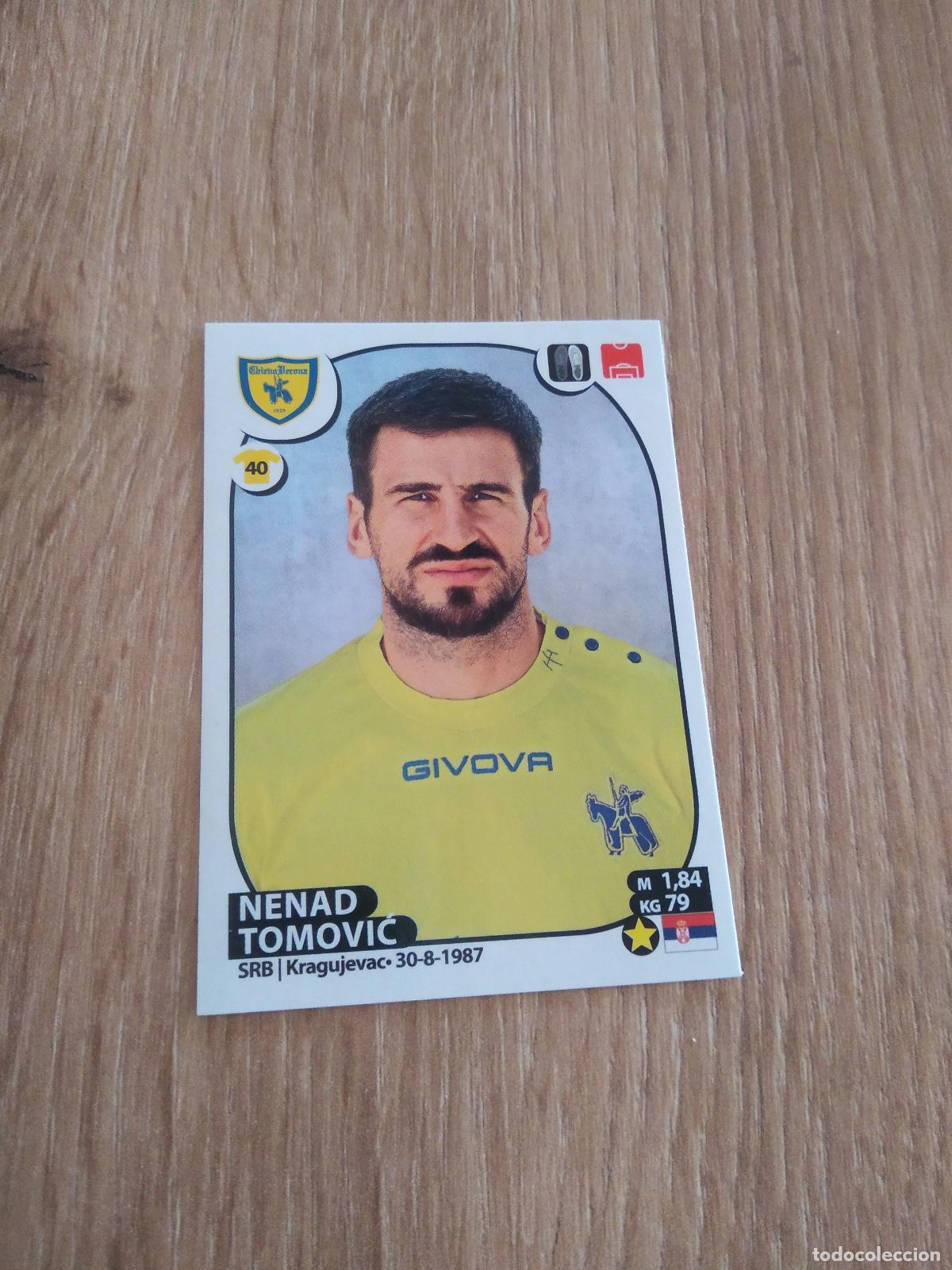 Cromos de f&uacute;tbol: 125 NENAD TOMOVIC CHIEVO VERONA CROMO FUTBOL PANINI LIGA ITALIA 2017-2018 CALCIATORI 17-18