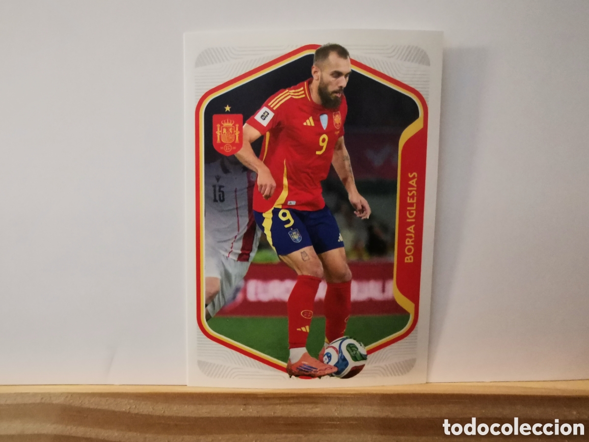 Cromos de Futebol: Cromo 56 - Borja Iglesias - Espa&ntilde;a Selecci&oacute;n Mundial Carrefour 2026 Panini