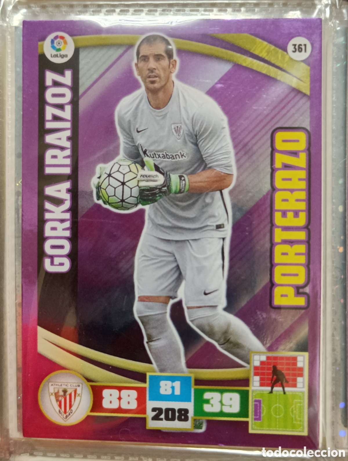Cromos de f&uacute;tbol: 361 GORKA IRAIZOZ adrenalyn 15/16