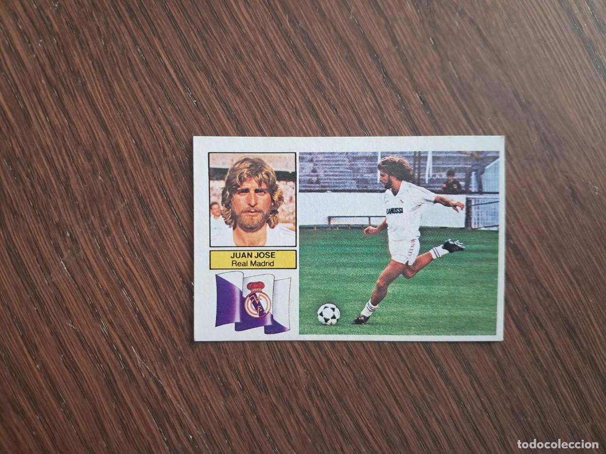 Cromos de Futebol: cromo de futbol, ediciones Este, liga 82-83, Juan Jos&eacute;, Real Madrid, sin pegar.