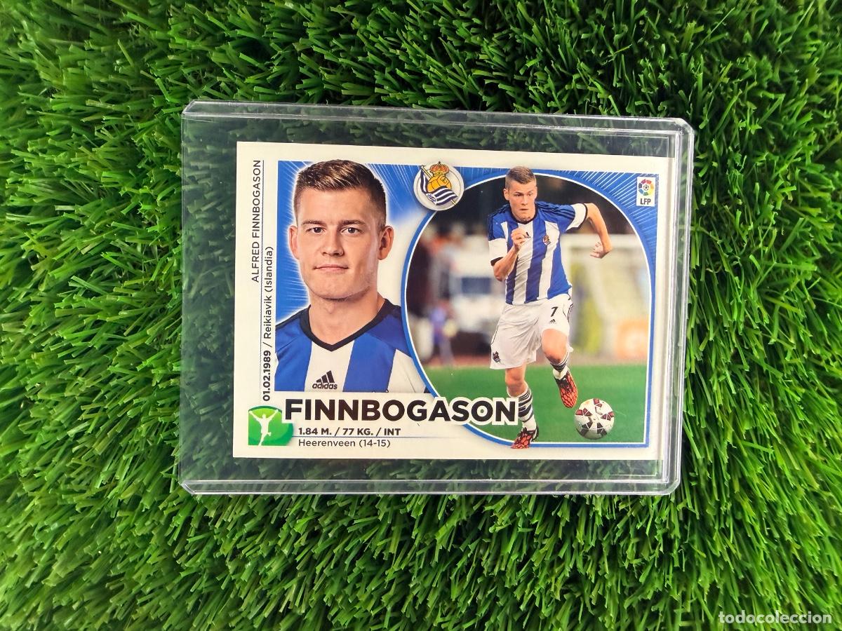 Cromos de f&uacute;tbol: N&ordm; 26 Finnbogason &Uacute;ltimos Fichajes Real Sociedad Liga Este 14 15