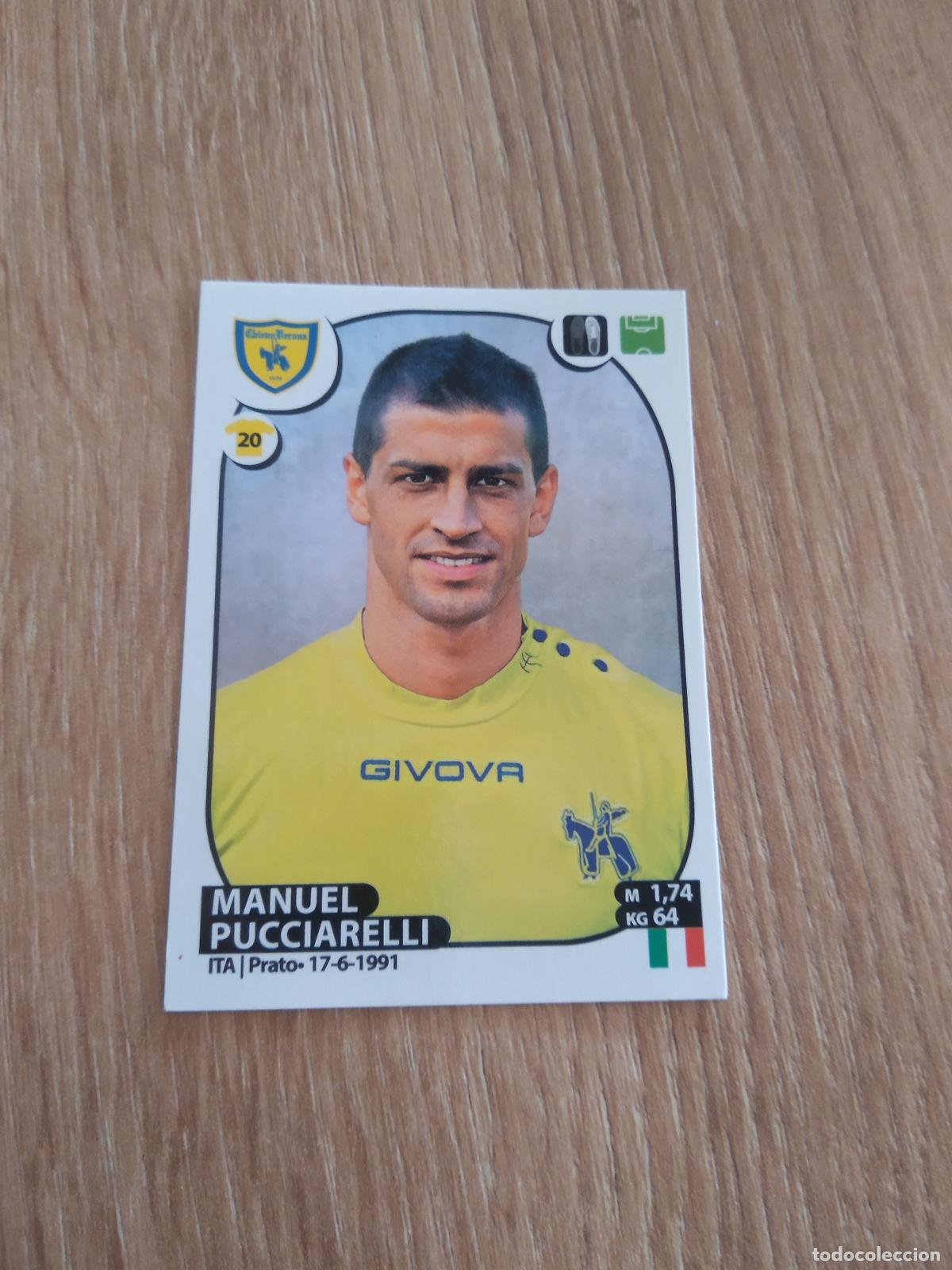 Cromos de f&uacute;tbol: 136 MANUEL PUCCIARELLI CHIEVO VERONA CROMO FUTBOL PANINI LIGA ITALIA 2017-2018 CALCIATORI 17-18