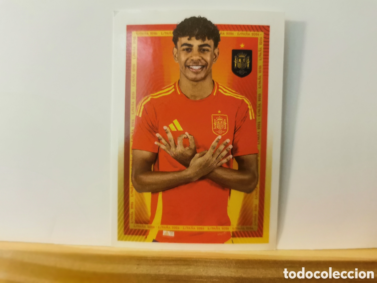 Cromos de f&uacute;tbol: Cromo 49 - Lamine Yamal - Espa&ntilde;a Selecci&oacute;n Mundial Carrefour 2026 Panini