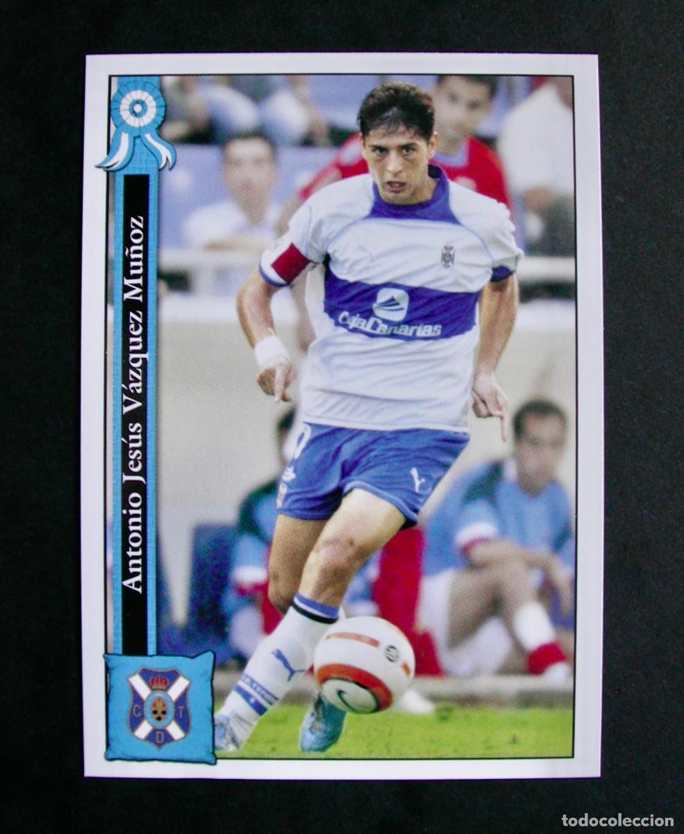 Cromos de f&uacute;tbol: 840 JES&Uacute;S V&Aacute;ZQUEZ TENERIFE / FICHAS DE LA LIGA 2005 2006 05 06 / MUNDICROMO