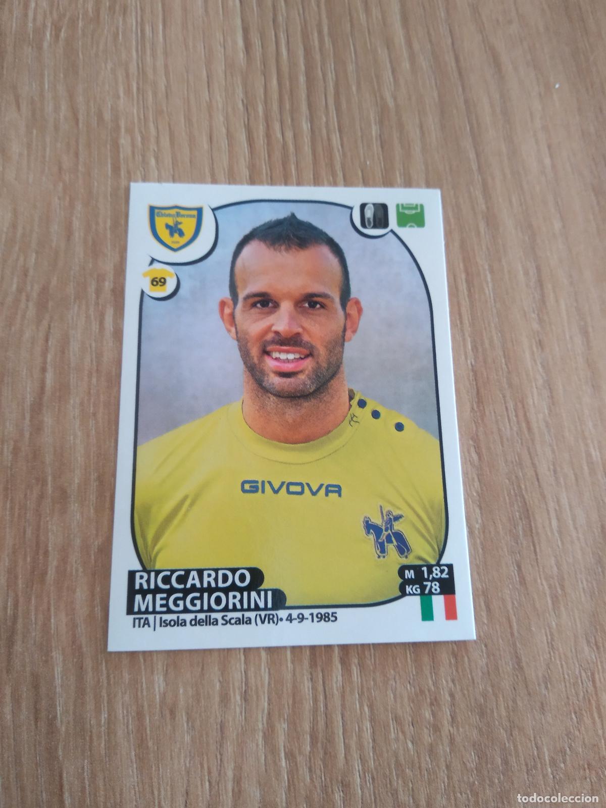 Cromos de f&uacute;tbol: 138 RICCARDO MEGGIORINI CHIEVO VERONA CROMO FUTBOL PANINI LIGA ITALIA 2017-2018 CALCIATORI 17-18