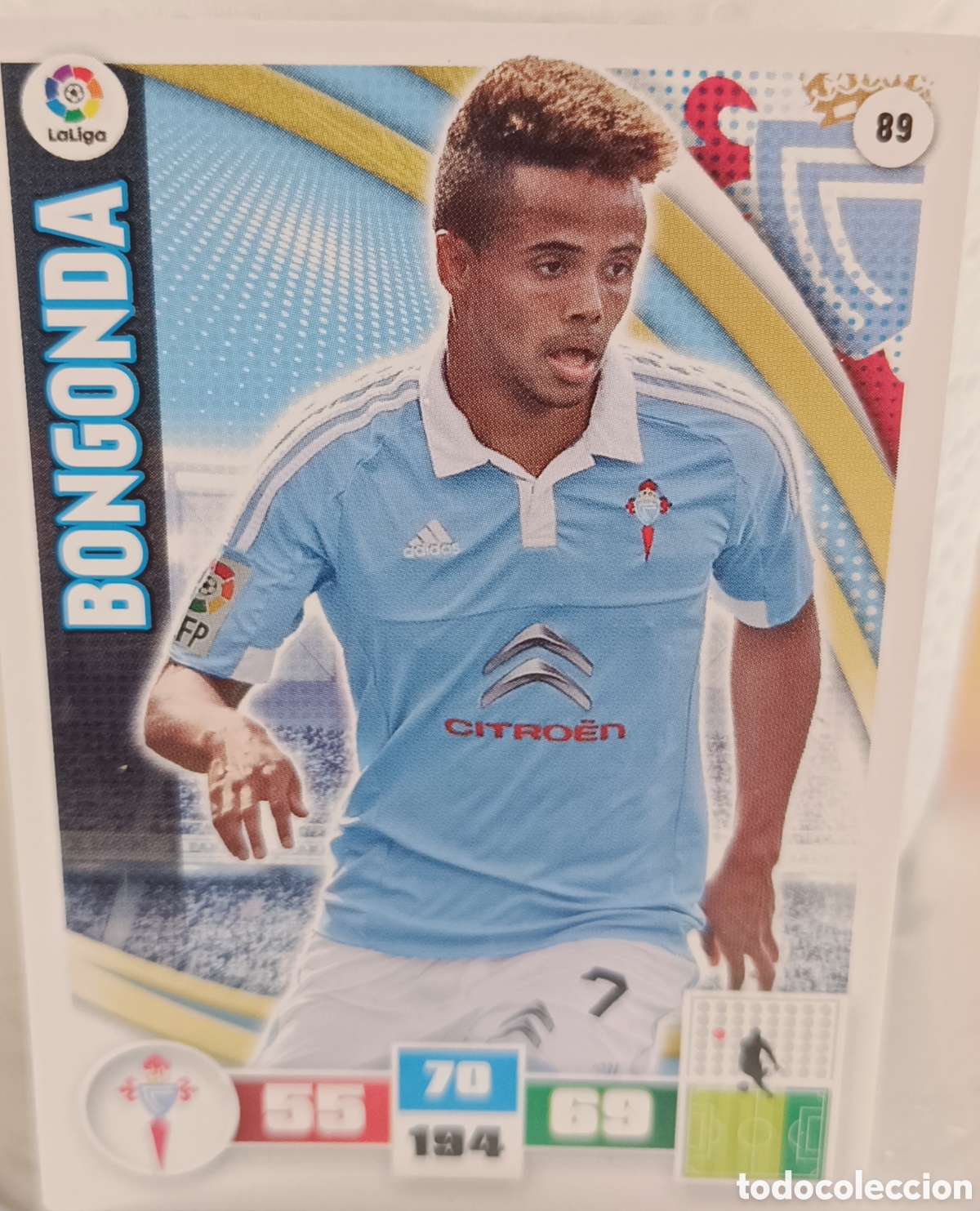 Cromos de f&uacute;tbol: 89 BONGODA adrenalyn 15/16