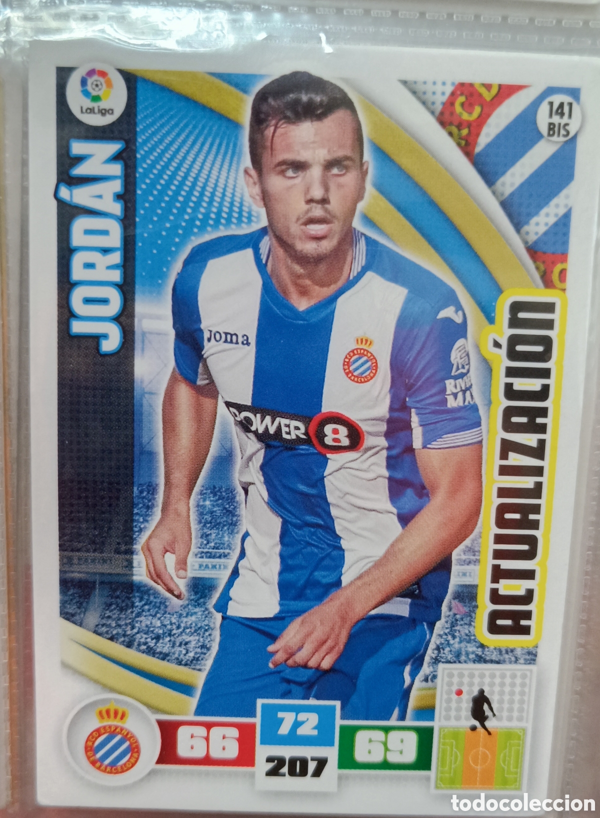 Cromos de f&uacute;tbol: 141bis JORDAN Actualizaci&oacute;n adrenalyn 15/16