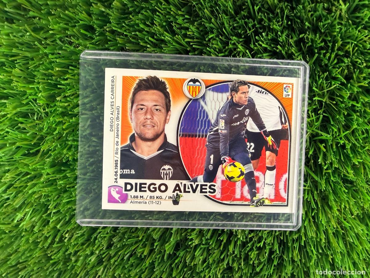 Cromos de f&uacute;tbol: N&ordm; 1 Diego Alves Valencia CF Liga Este 14 15