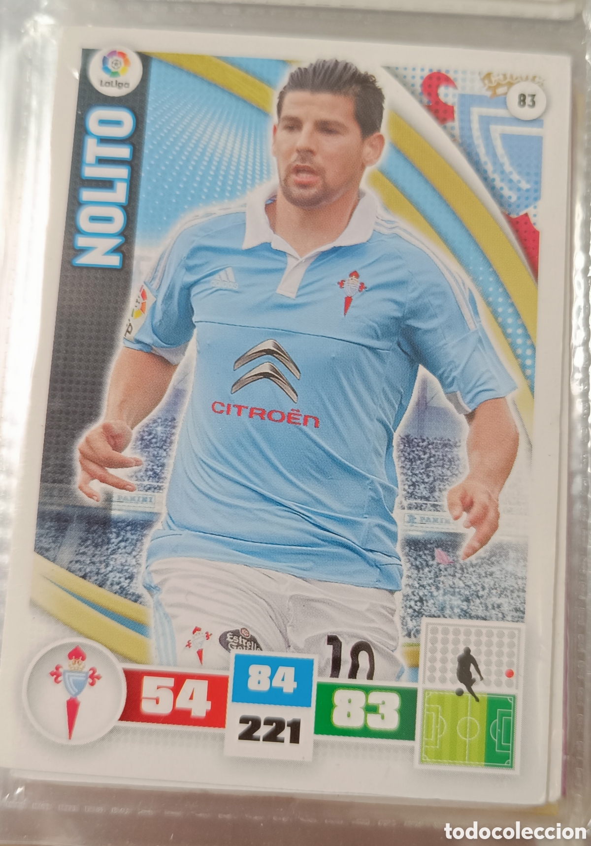 Cromos de f&uacute;tbol: 83 NOLITO adrenalyn 15/16