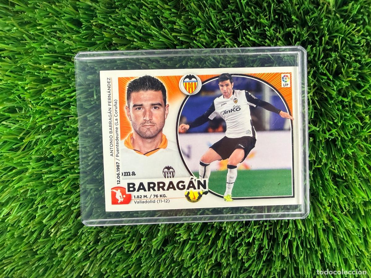 Cromos de f&uacute;tbol: N&ordm; 4 Barrag&aacute;n Valencia CF Liga Este 14 15
