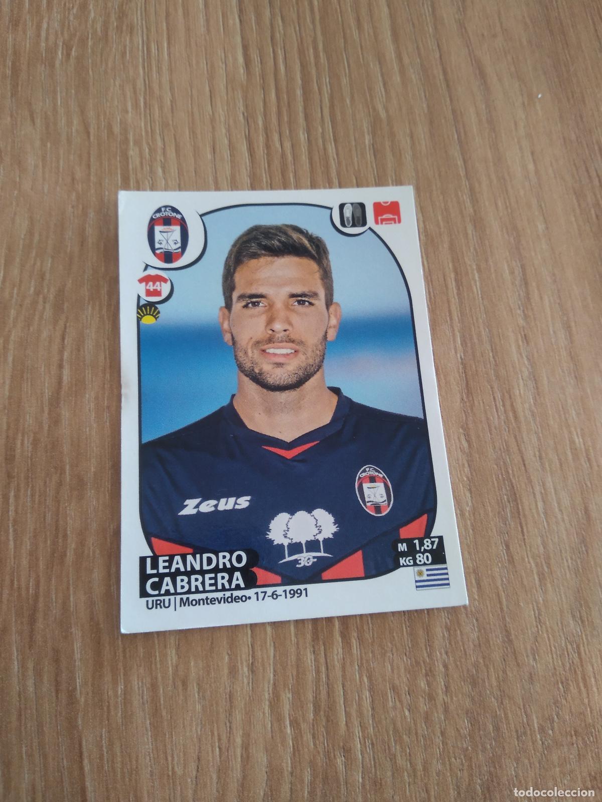 Cromos de f&uacute;tbol: 148 LEANDRO CABRERA CROTONE CROMO FUTBOL PANINI LIGA ITALIA 2017-2018 CALCIATORI 17-18