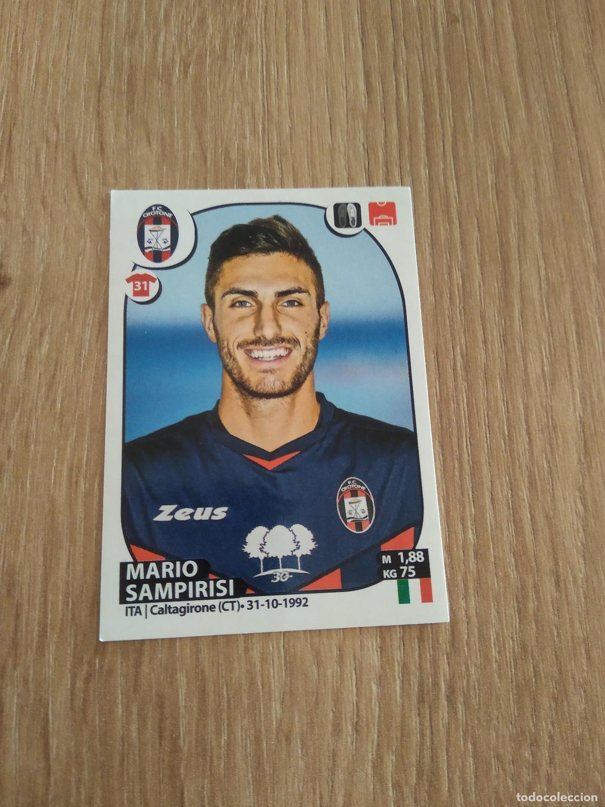 Cromos de f&uacute;tbol: 153 MARIO SAMPIRISI CROTONE CROMO FUTBOL PANINI LIGA ITALIA 2017-2018 CALCIATORI 17-18
