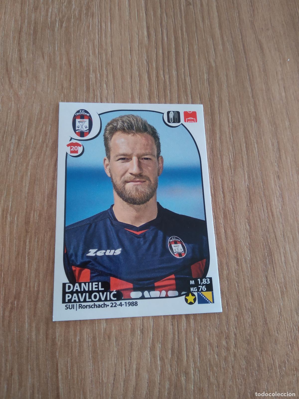 Cromos de f&uacute;tbol: 154 DANIEL PAVLOVIC CROTONE CROMO FUTBOL PANINI LIGA ITALIA 2017-2018 CALCIATORI 17-18