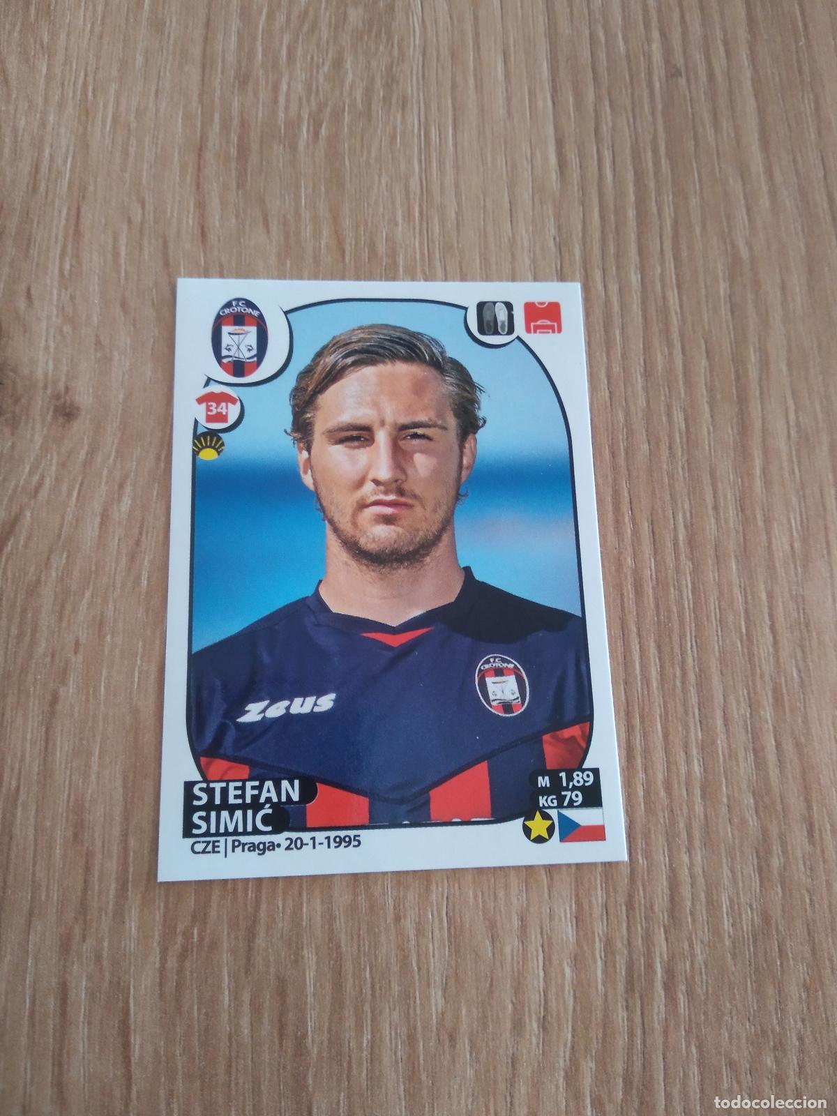 Cromos de f&uacute;tbol: 155 STEFAN SIMIC CROTONE CROMO FUTBOL PANINI LIGA ITALIA 2017-2018 CALCIATORI 17-18