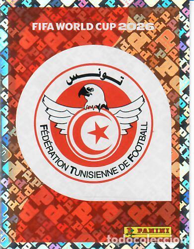 Cromos de f&uacute;tbol: CROMO PANINI MUNDIAL WORLD CUP 2026 - TUN1 TUN 1 - ESCUDO - T&Uacute;NEZ