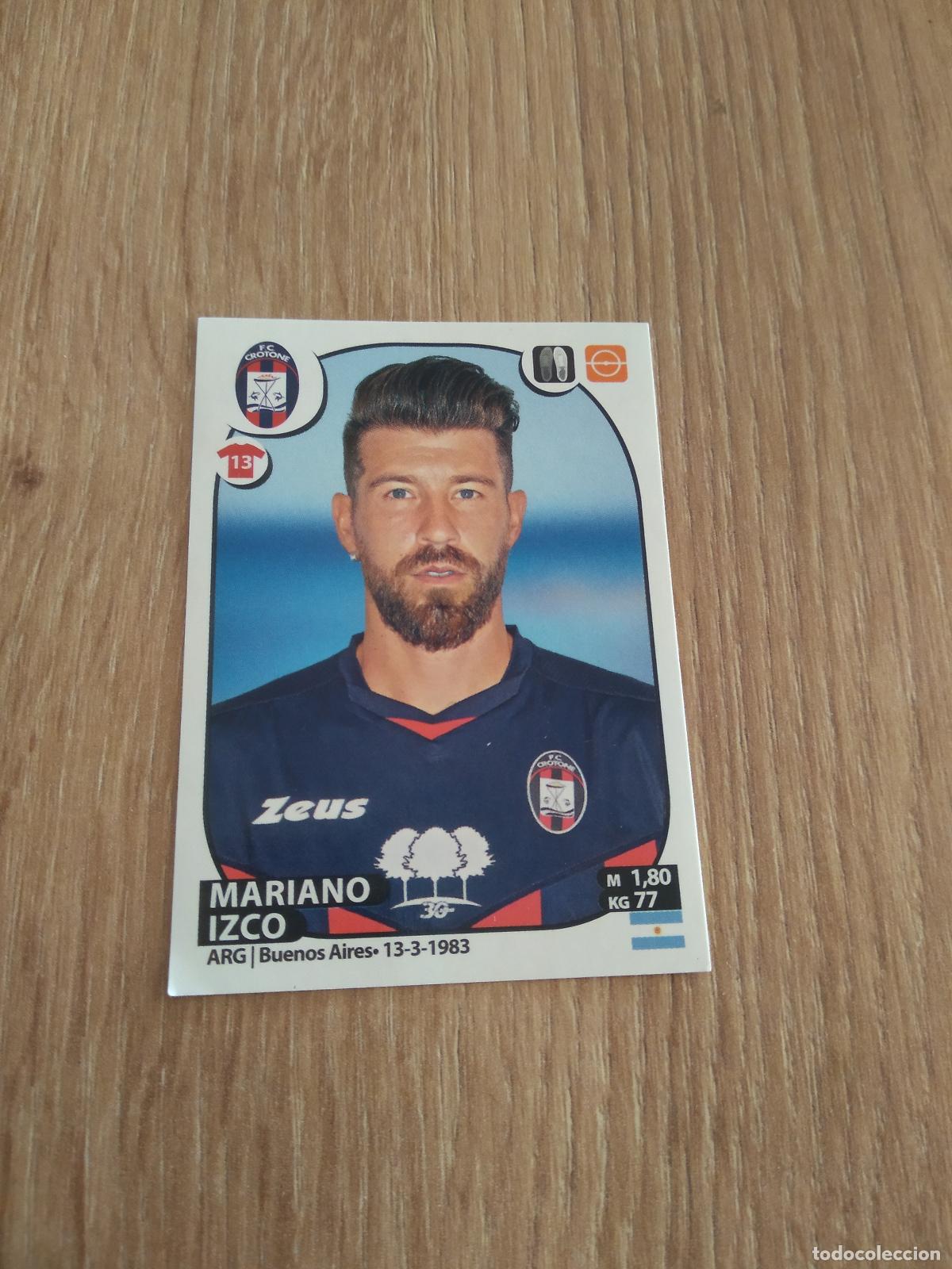 Cromos de f&uacute;tbol: 158 MARIANO IZCO CROTONE CROMO FUTBOL PANINI LIGA ITALIA 2017-2018 CALCIATORI 17-18