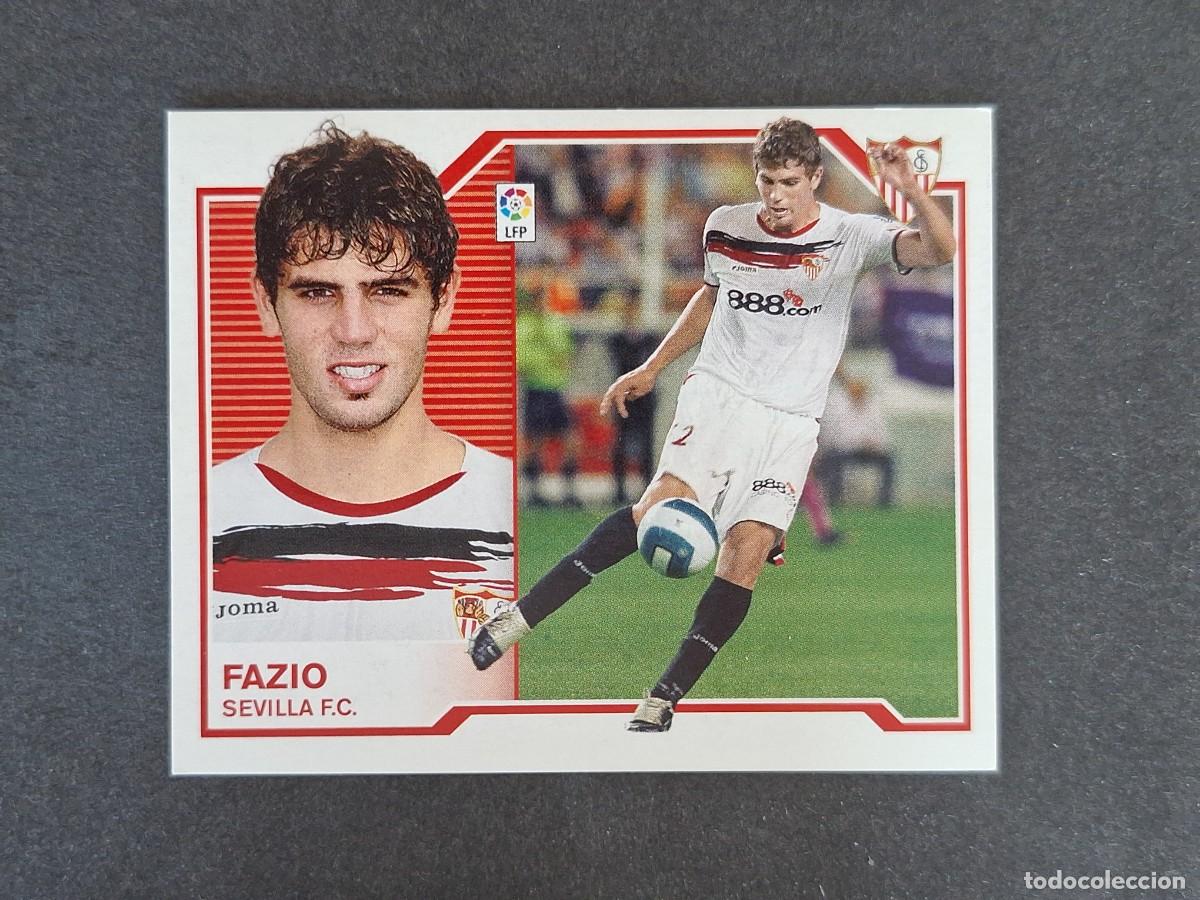 Cromos de f&uacute;tbol: L6 FAZIO SEVILLA F. C. COLOCA LIGA ESTE 2007 2008 07 08 NUNCA PEGADO SIN PEGAR