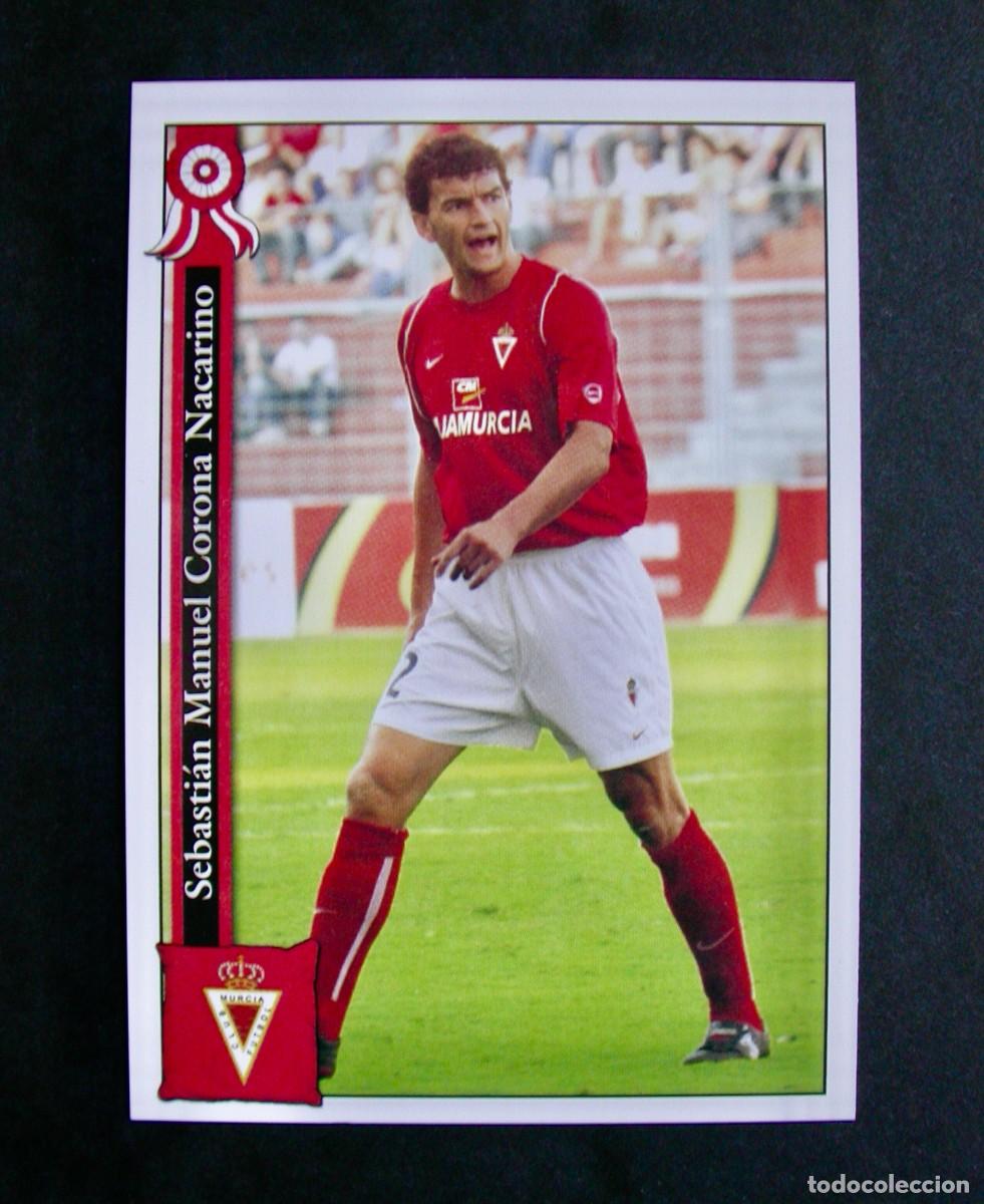 Cromos de f&uacute;tbol: 867 CORONA REAL MURCIA / FICHAS DE LA LIGA 2005 2006 05 06 / MUNDICROMO
