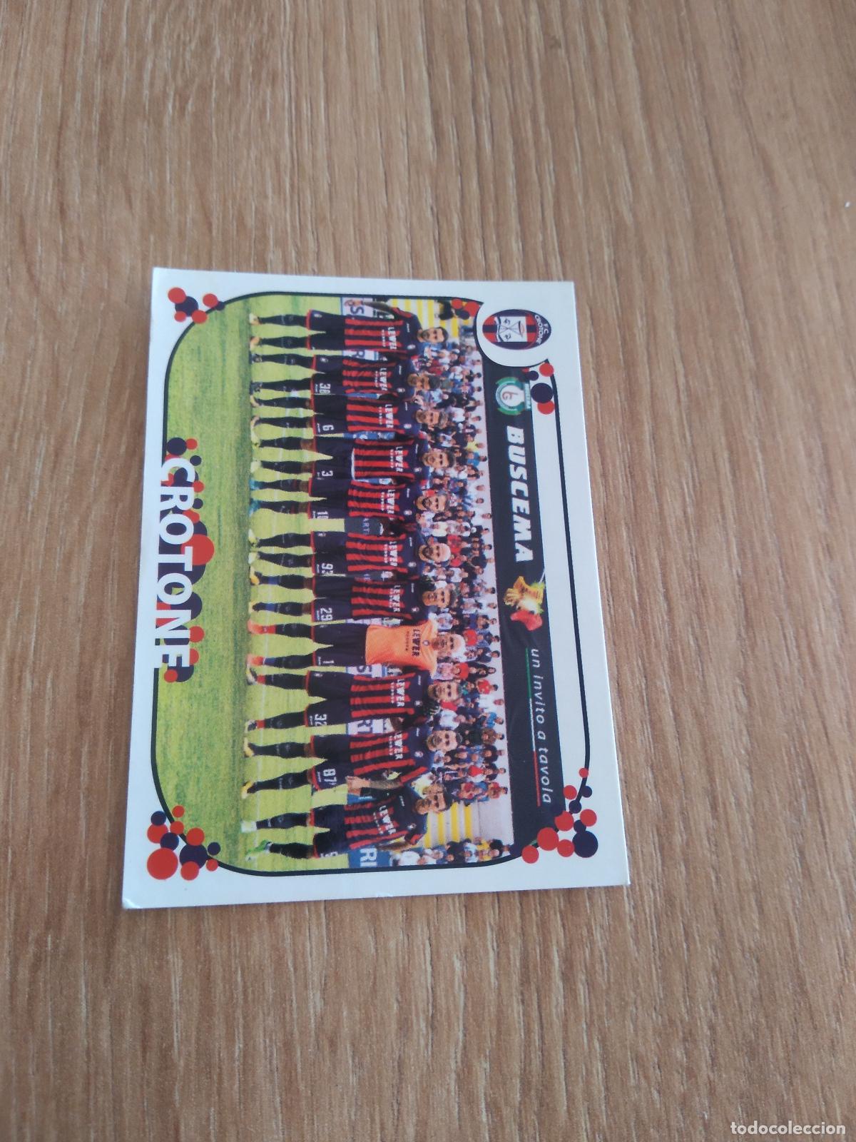Cromos de f&uacute;tbol: 169 EQUIPO PLANTILLA CROTONE CROMO FUTBOL PANINI LIGA ITALIA 2017-2018 CALCIATORI 17-18