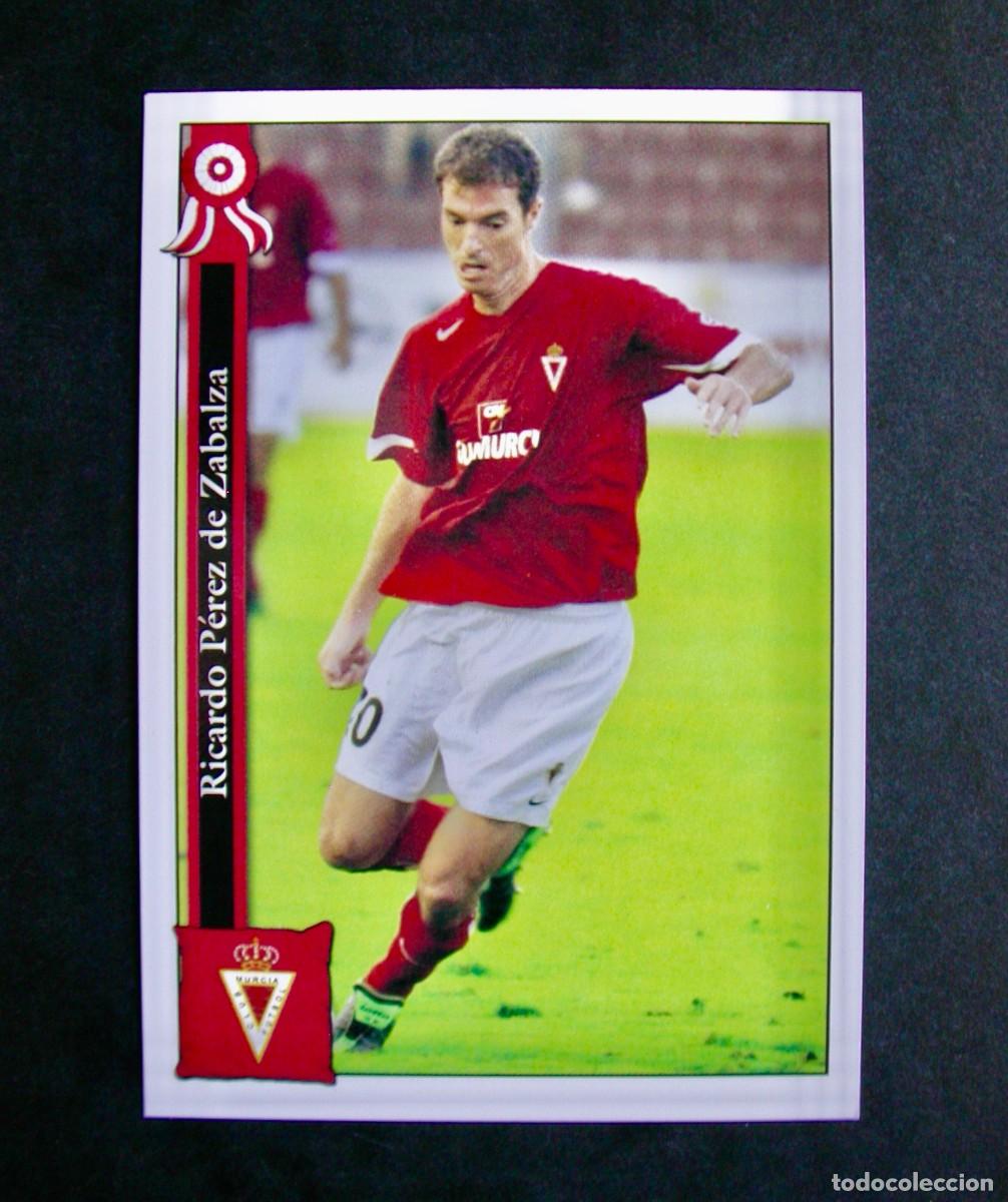 Cromos de f&uacute;tbol: 882 RICHI REAL MURCIA / FICHAS DE LA LIGA 2005 2006 05 06 / MUNDICROMO