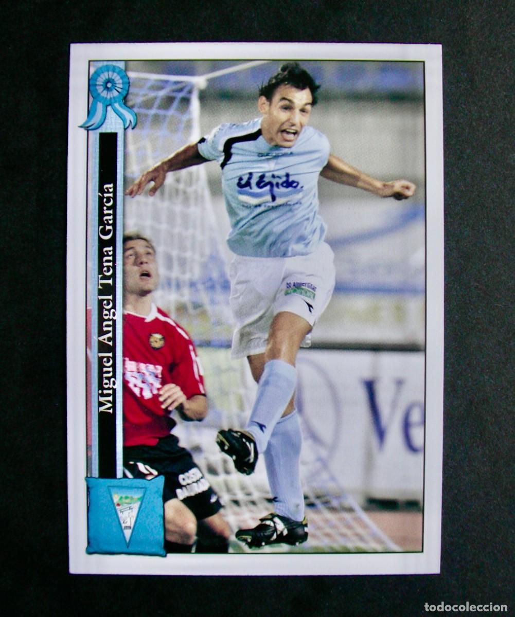 Cromos de f&uacute;tbol: 890 TENA POLI EJIDO / FICHAS DE LA LIGA 2005 2006 05 06 / MUNDICROMO