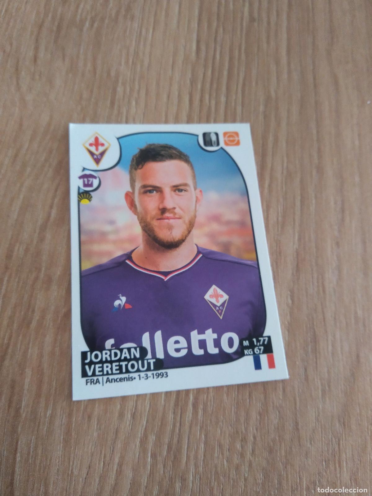 Cromos de f&uacute;tbol: 187 JORDAN VERETOUT FIORENTINA CROMO FUTBOL PANINI LIGA ITALIA 2017-2018 CALCIATORI 17-18