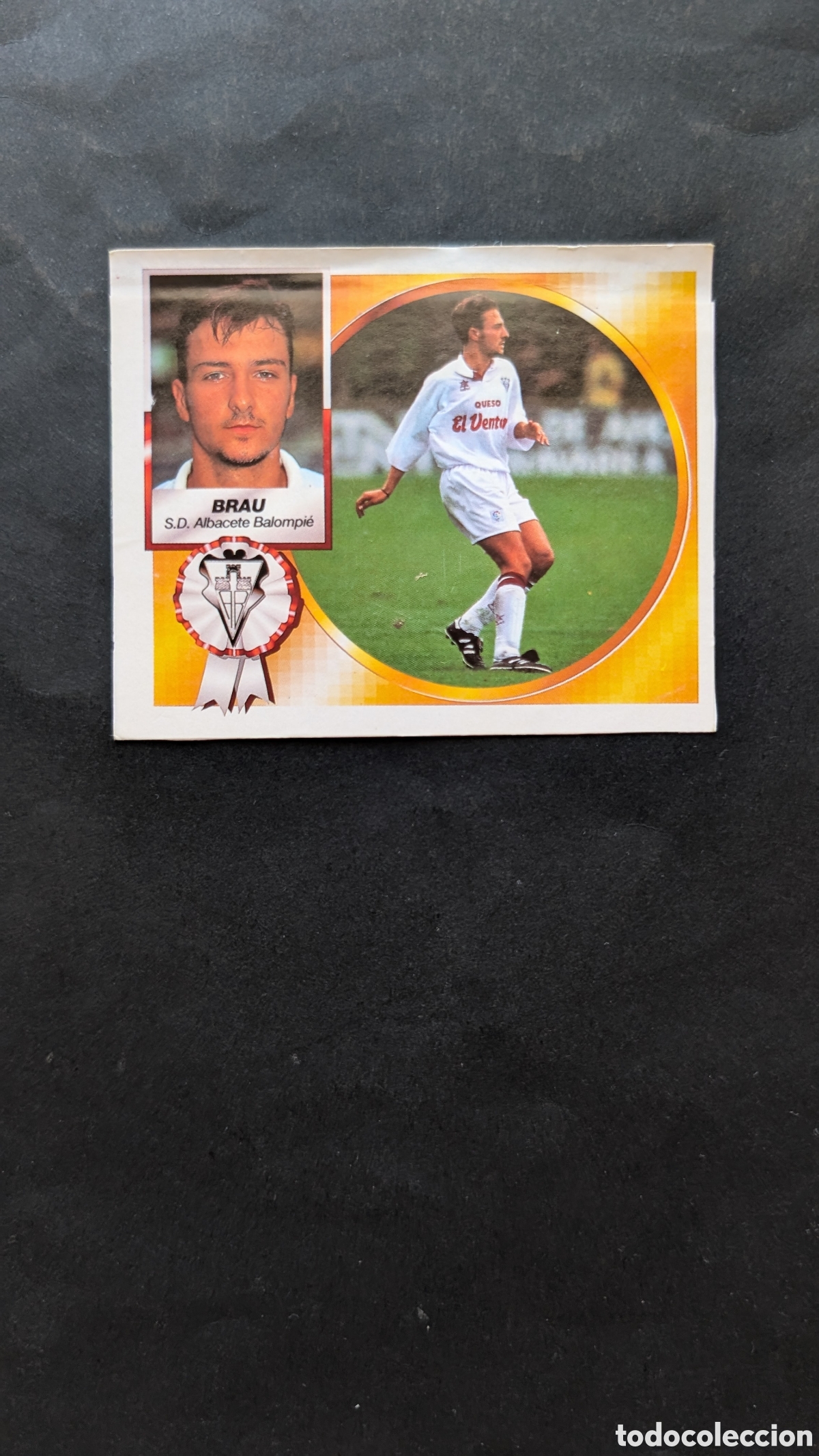 Cromos de f&uacute;tbol: BRAU ALBACETE COLOCA LIGA ESTE 1994/95 94 95 RECORTADO